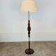 Scandinavian teak and brass floor lamp, 1960s