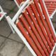 4 mid century modern garden chairs