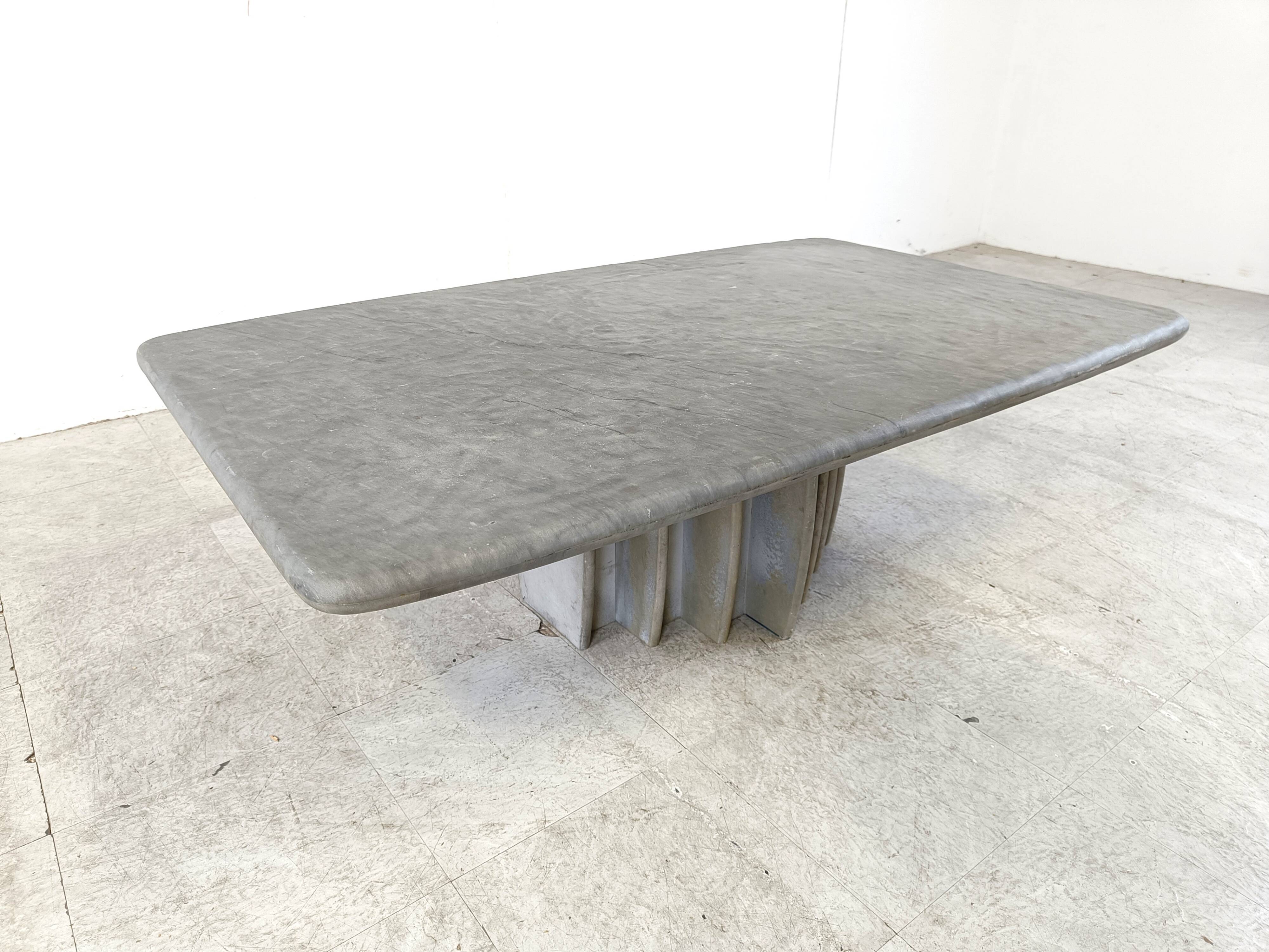 Table basse vintage en pierre, 1970