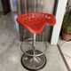 Red stool Faucheuse swivel Etienne Fermigier mirima 70