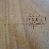 Pair of vintage Luterma bistro chairs