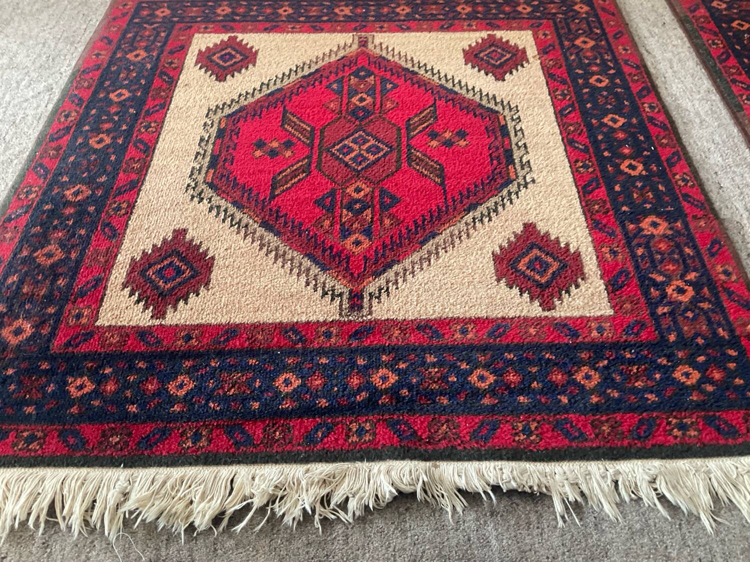 Karadja Louis de Poortere Vintage Rug Duo