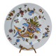 Very beautiful old plate decorated with a cornucopia, hand-painted, Limoges