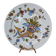 Very beautiful old plate decorated with a cornucopia, hand-painted, Limoges
