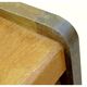 Chest of drawers without handles wood clear vintage 1950