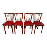 Set of 4 Baumann 53 chairs