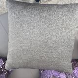 ROUND ROTATING SOFA IN LEATHER WITH 6 CUSHIONS