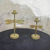 Dragonflies candlesticks