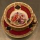 Porcelain sub-cup cup erdmann schlegelmilch cherub and women in antique