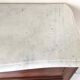 Commode 1940 bois marqueté et marbre