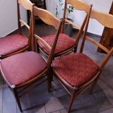 Set of retro dining chairs – Dřevotvar Jablonné nad Orlicí