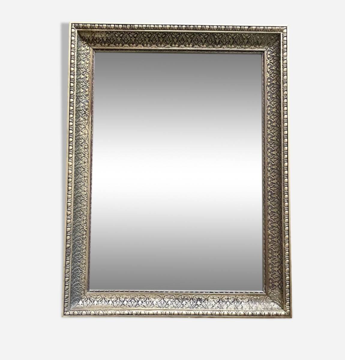 Large gilded wood mirror