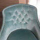 Fauteuil crapaud gris bleu