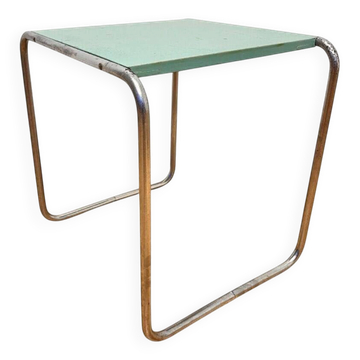 Rare Bauhaus chrome Nesting Table B9, Marcel Breuer-1930s