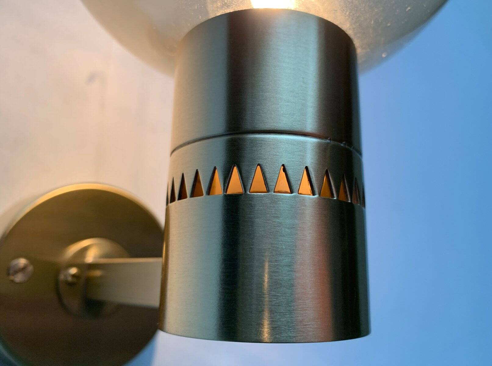 Swedish brass wall sconces from the mid-century by Hans-Agne Jakobsson for Hans-Agne Jakobsson Ab, Markaryd, 1960s, set of 2.