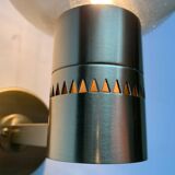 Swedish brass wall sconces from the mid-century by Hans-Agne Jakobsson for Hans-Agne Jakobsson Ab, Markaryd, 1960s, set of 2.