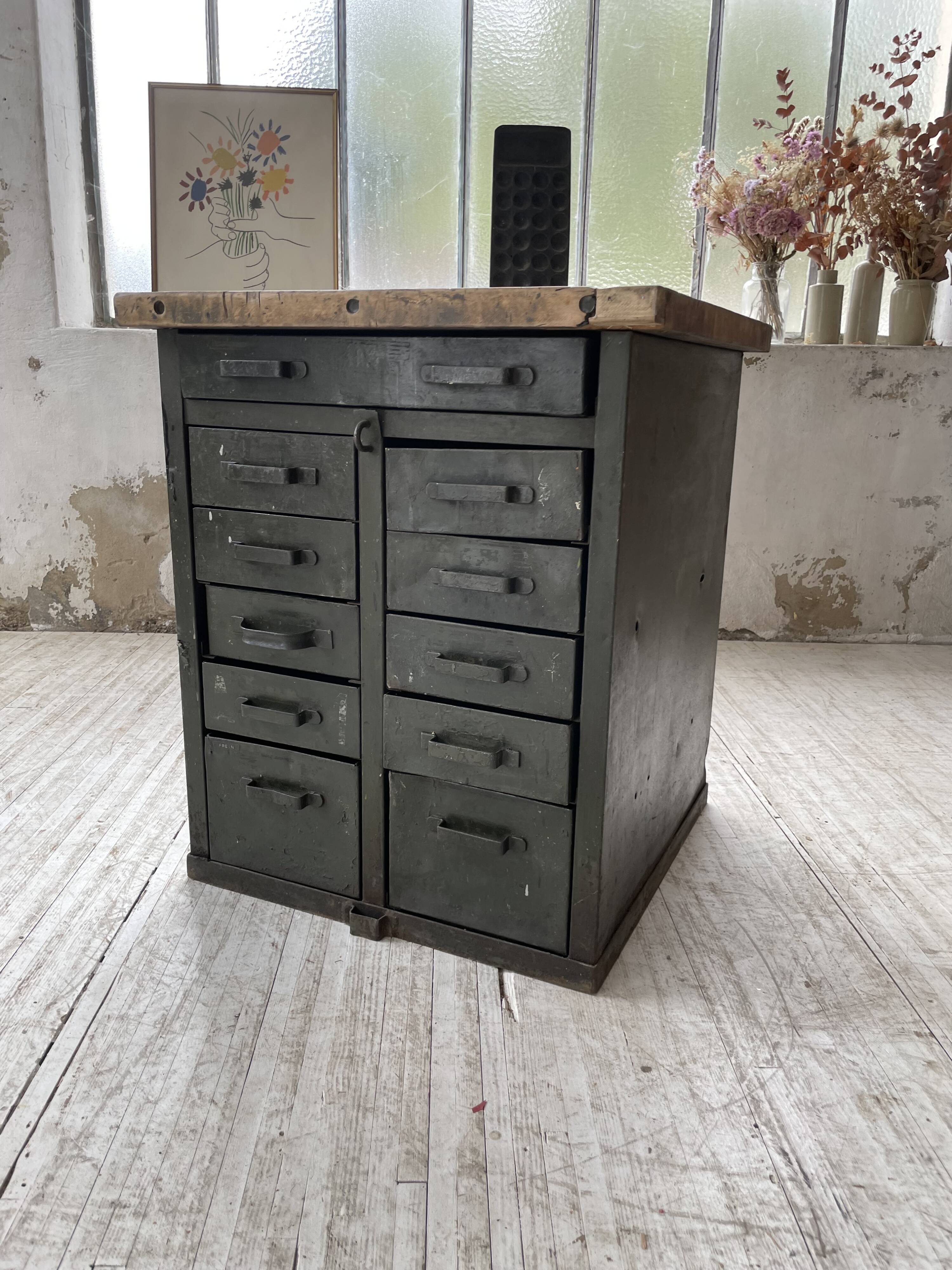 Industrial military storage workbench furniture