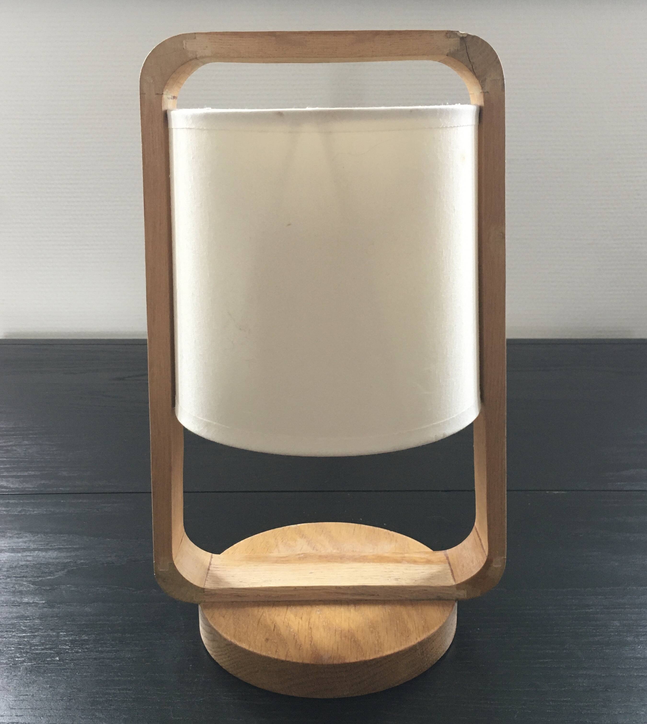 Scandinavian pine lamp
