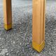 Bedside table, end table, blond wood, 80s