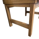 XL vintage mid-height wardrobe with brutalist accents