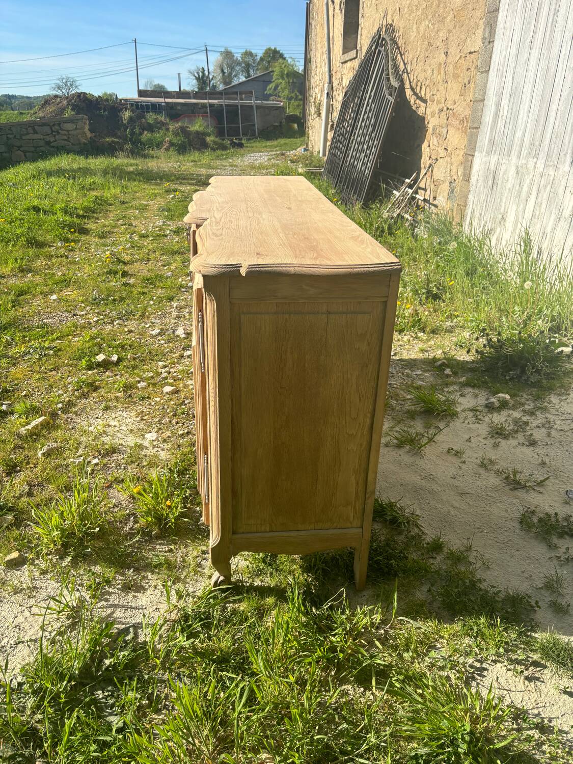 Buffet enfilade bois naturel