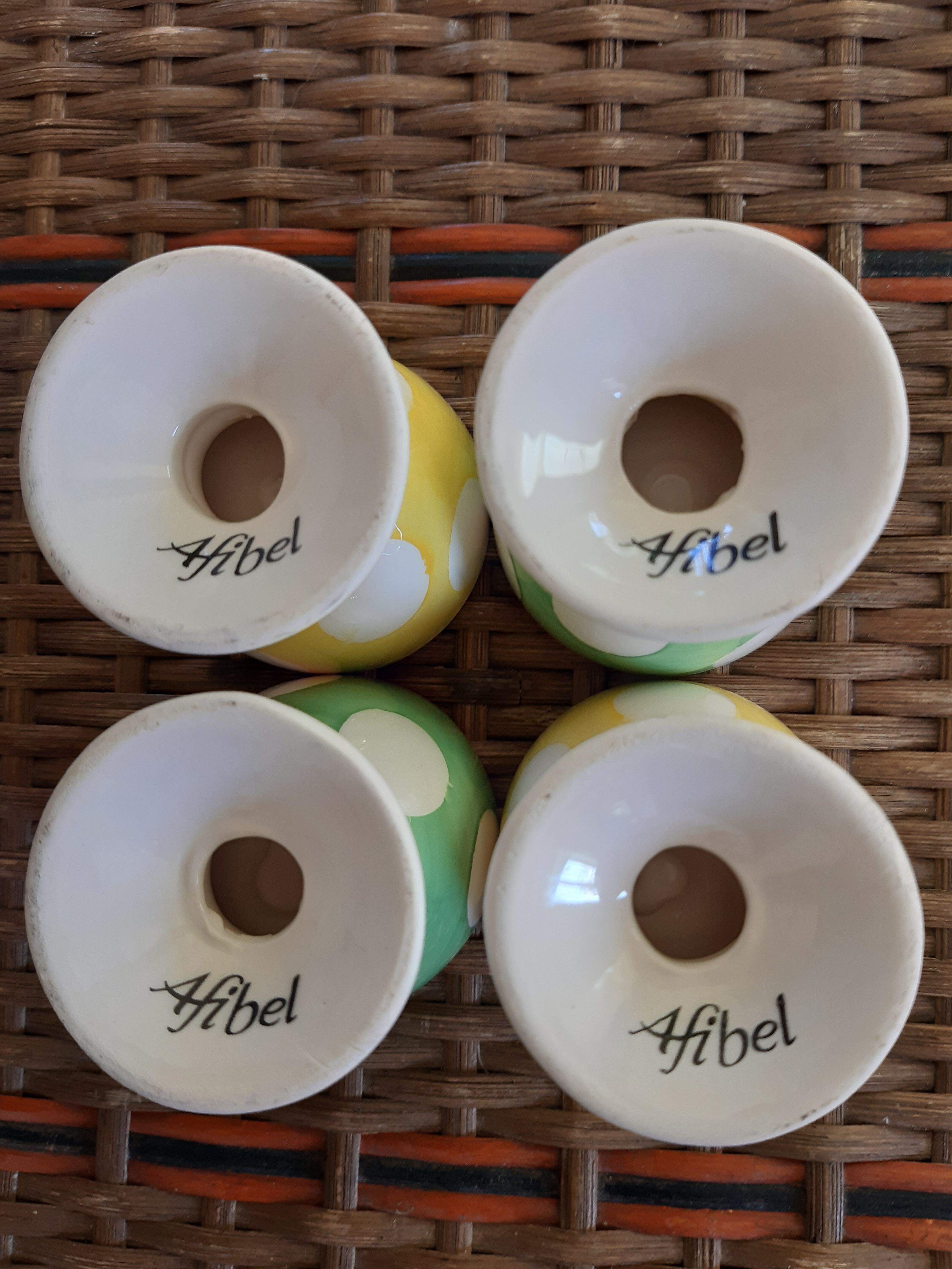 Lot of 4 eggcups