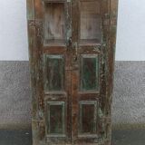 Armoire ancienne vitrée en bois