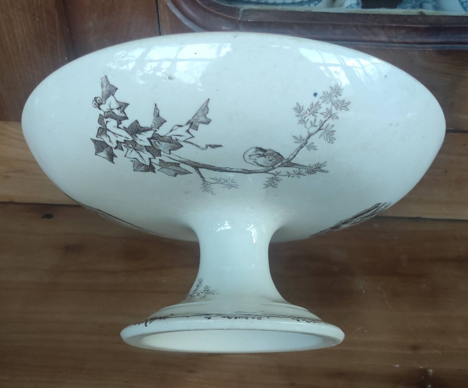 Old fruit bowl terre de fer hb & cie/tableware/sepia