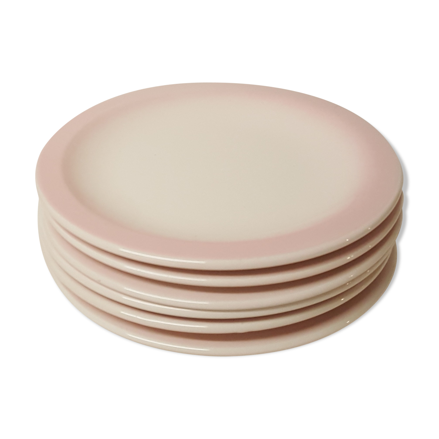 Set of 6 vintage dessert plates, Ceramica CCC, Italy