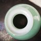 Old lampshade day half globe bell lamp suspension opaline green vintage Ø 30 cm TBE