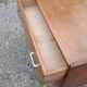 Vintage 1960s commode with compass legs.