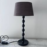 Metal coil floor lamp