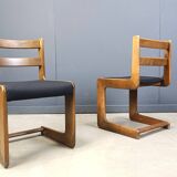 Set of 6 cantilever dining chairs by Casala, 1970s