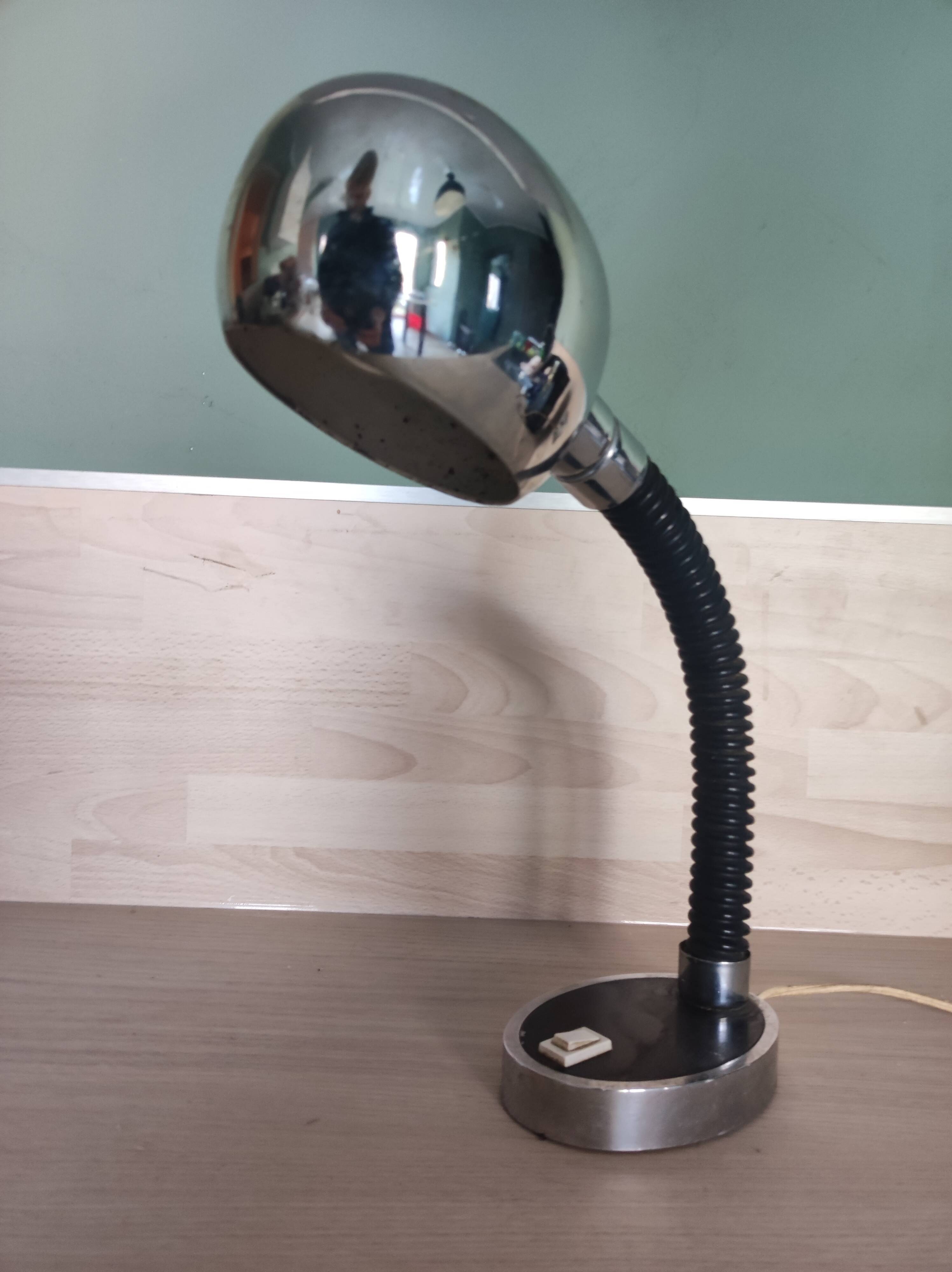 Articulated desk lamp Targetti Sankey vintage space age