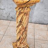 Iron column imitation marble