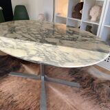 Marble table 110x160 Rochebobois