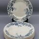 Lot 9 plate plates hb & cie earth of iron - sevigne 23 cm