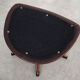 Leather footstool H.W. Klein 1960