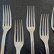 Christofle - Set of 8 table forks model Boréal in silver-plated metal