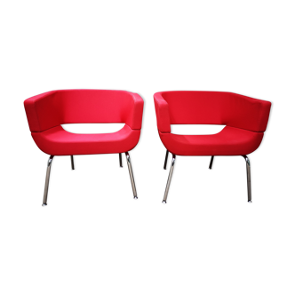 Pair of chairs Allermuir A821
