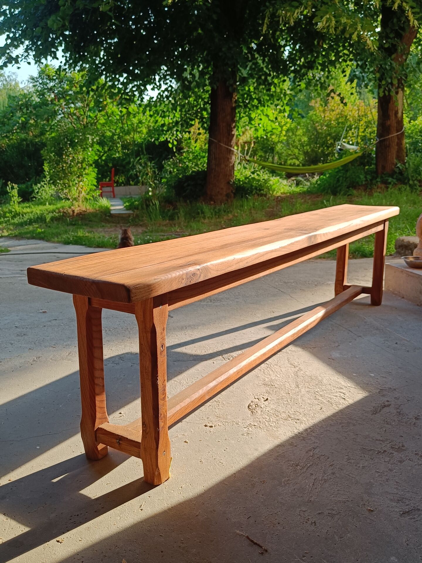 Oak bench