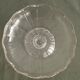 Glass fruit bowl