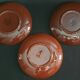 "Mary" Sarreguemines trio of cups