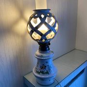 Moustier faience lamp