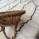 Berber carpet blessed graphic ouarain, 235x180 cm