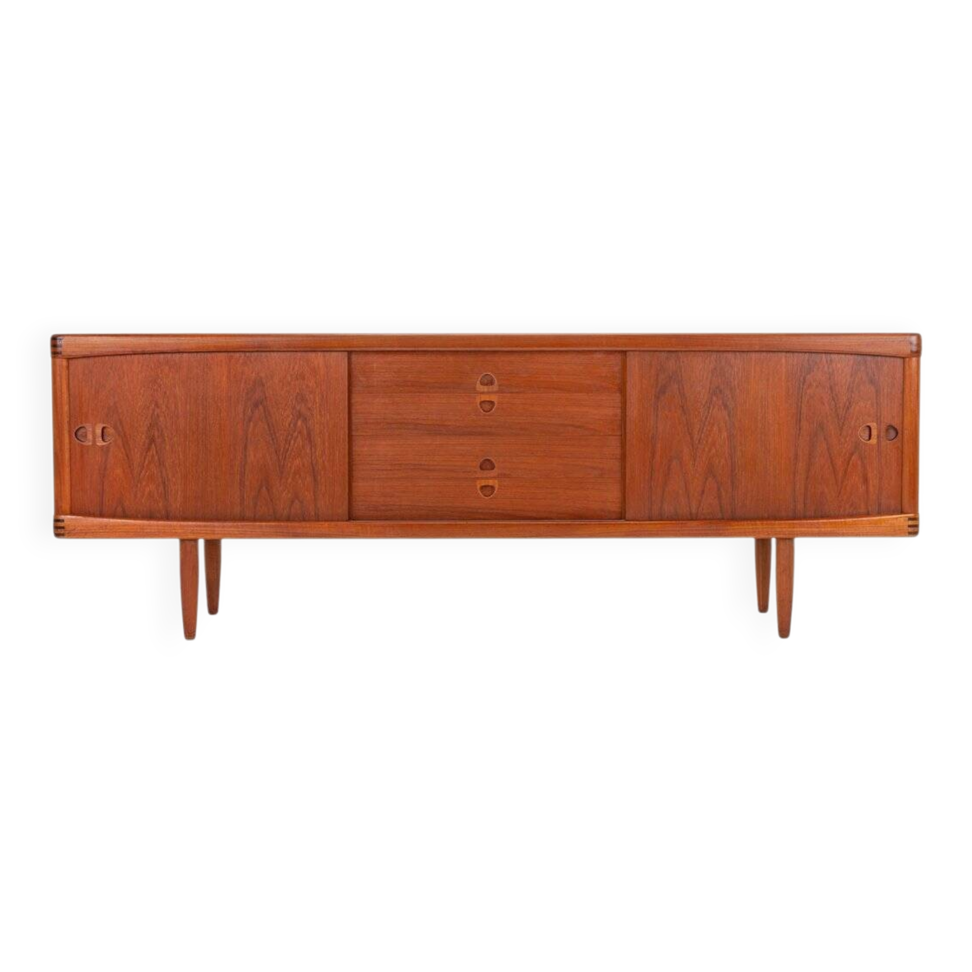 Danish teak sideboard by Henry W. Klein for Bramin, Denmark, 1960s