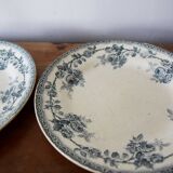 Lot of old 5 flowered plates