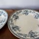 Lot of old 5 flowered plates