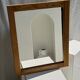 Small rectangular pine mirror 55x45