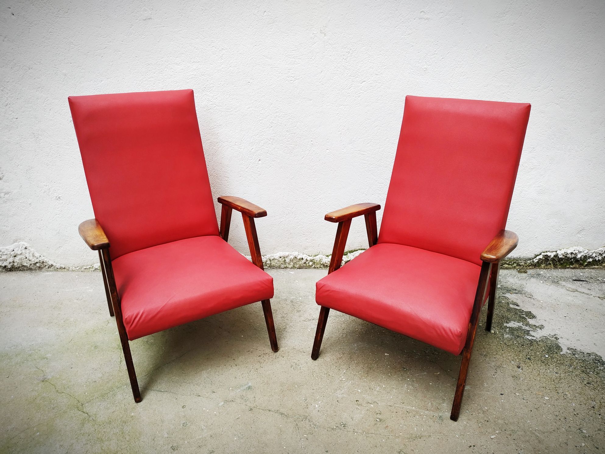 Pair of Scandinavian armchairs